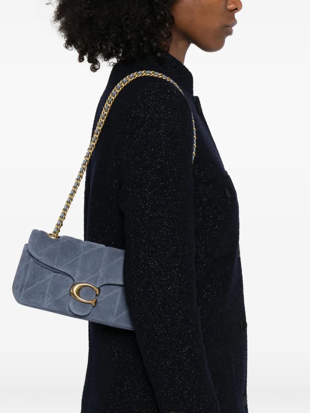 Coach Quilted Chain Shoulder Bag