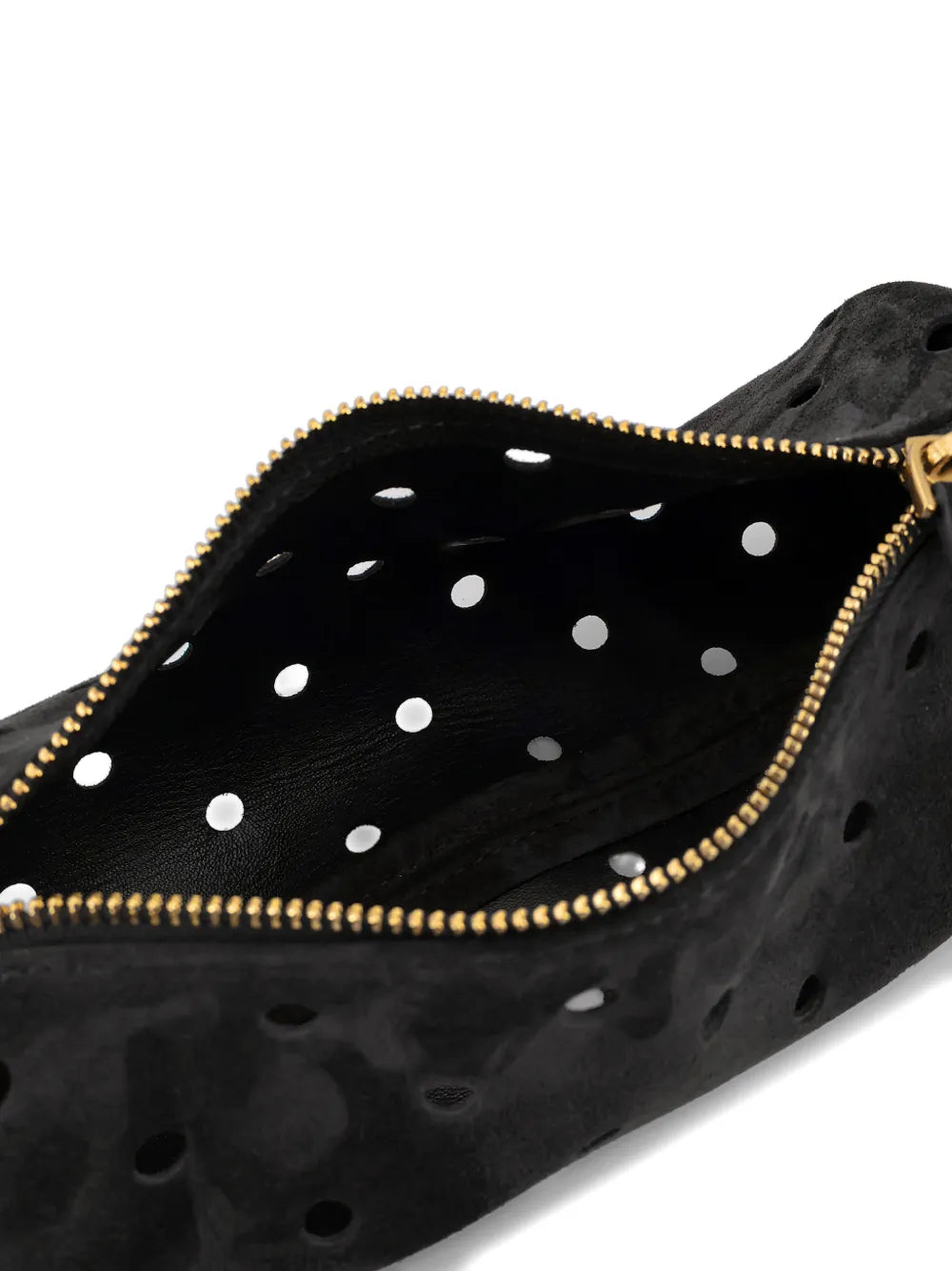 Manu Atelier Mini Cylinder Perforated Shoulder Bag