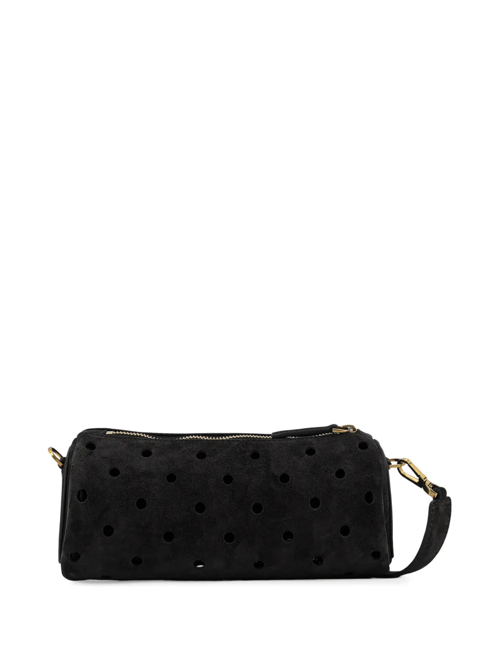 Manu Atelier Mini Cylinder Perforated Shoulder Bag