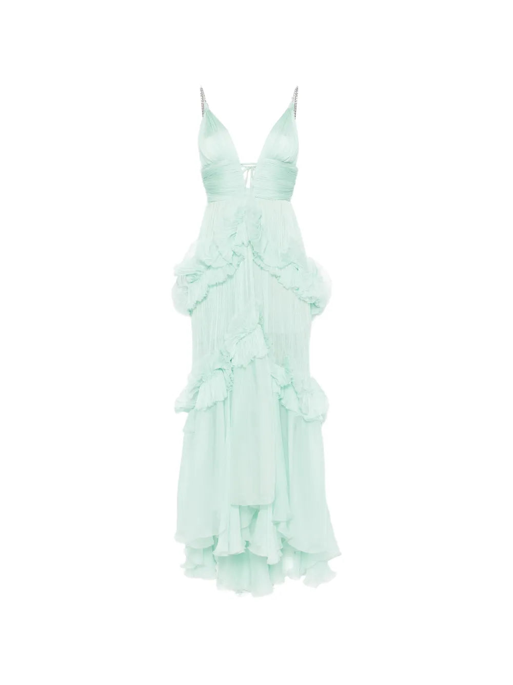 Maria Lucia Hohan Ruffled Maxi Dress
