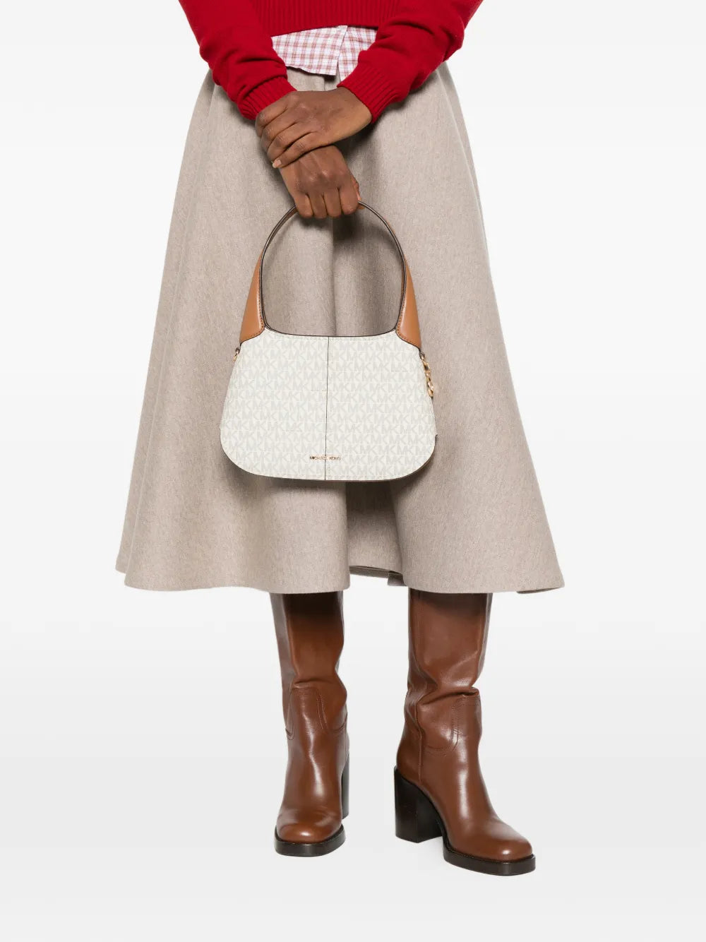 Michael Michael Kors Alice Logo Charm Shoulder Bag