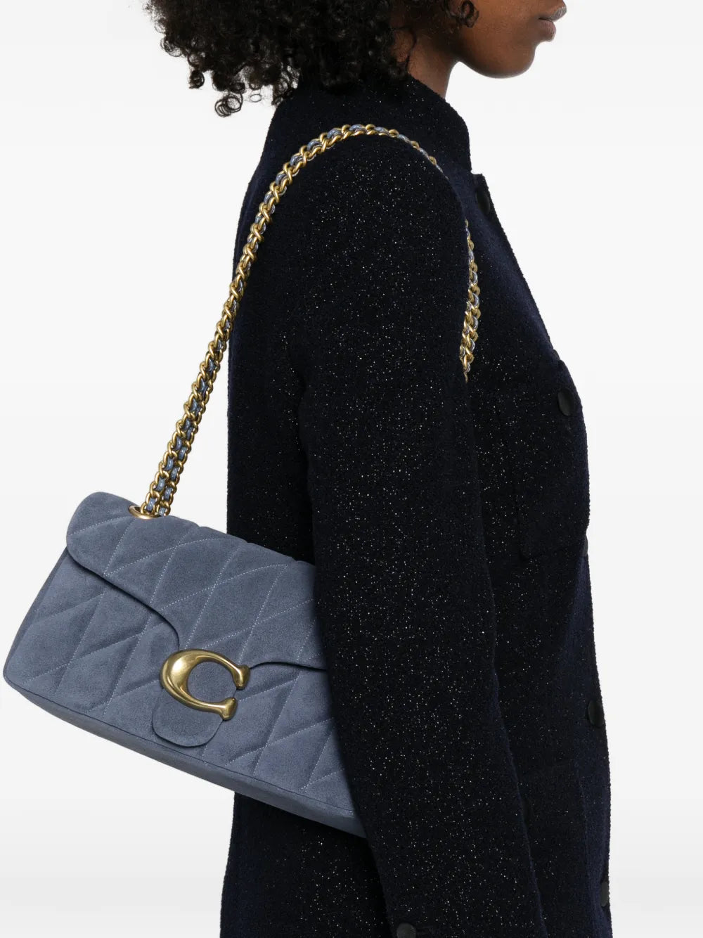 Coach Quilted C Shoulder Bag