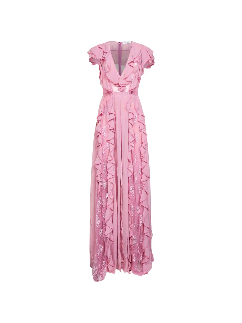 Alina Ruffled Maxi Dress