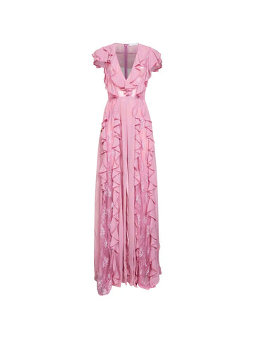 Alina Ruffled Maxi Dress