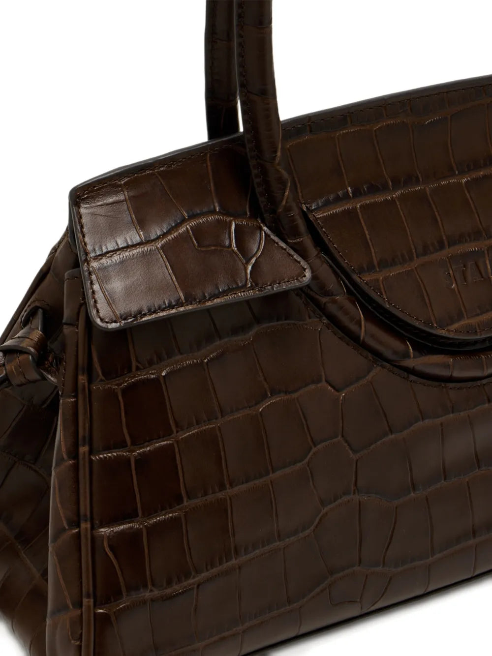 Staud Maude Logo Detail Shoulder Bag