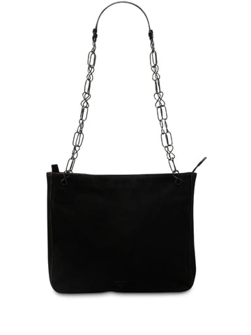 Prada Pre Owned 2000 2025 Suede Chain Shoulder Bag