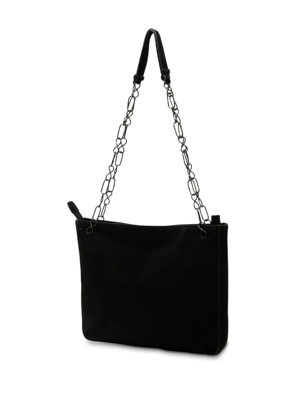 Prada Pre Owned 2000 2025 Suede Chain Shoulder Bag