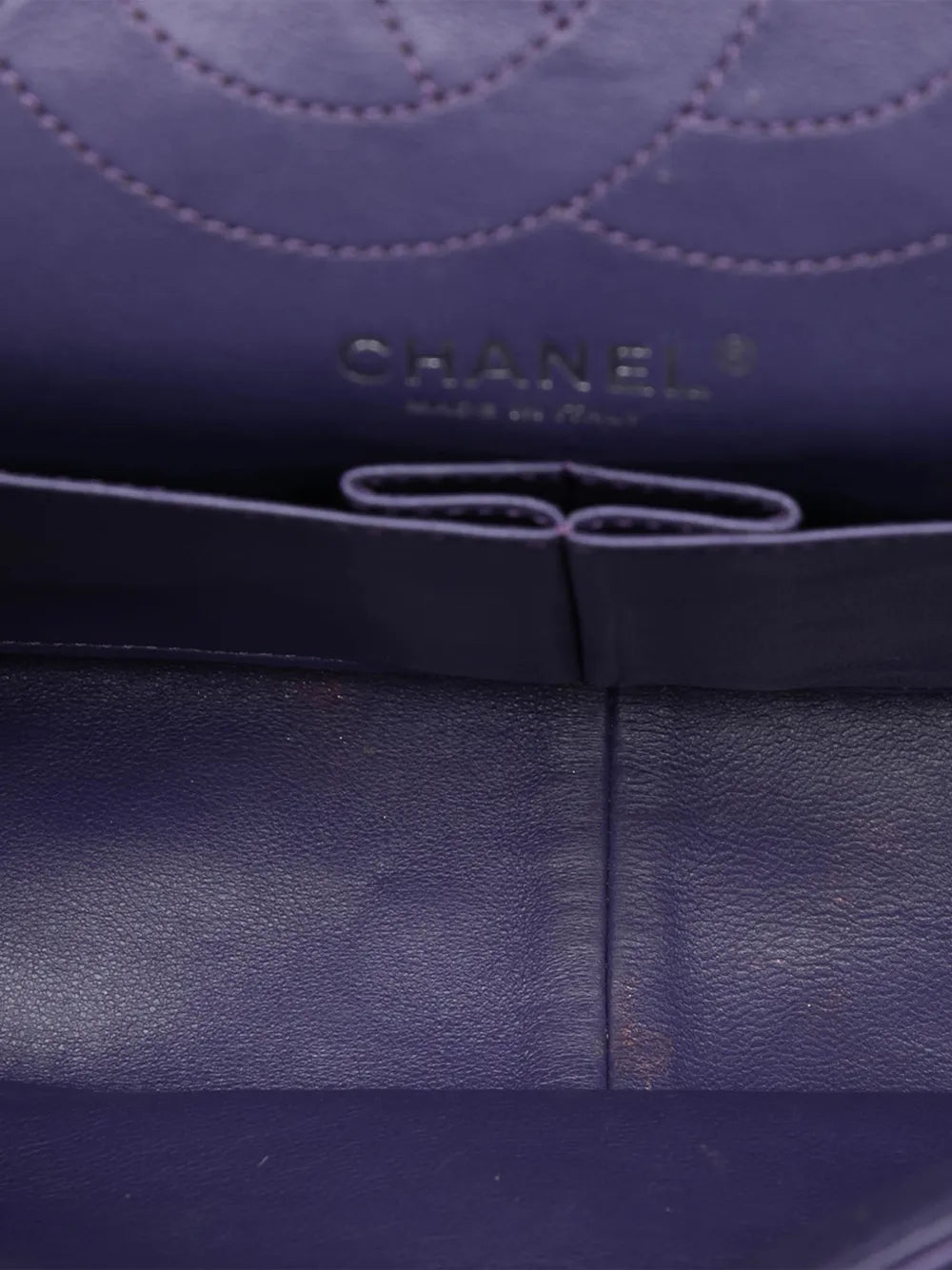 Chanel Pre Owned 2010 2011 Quilted Lambskin Reissue 255 Double Flap 226 Shoulder Bag