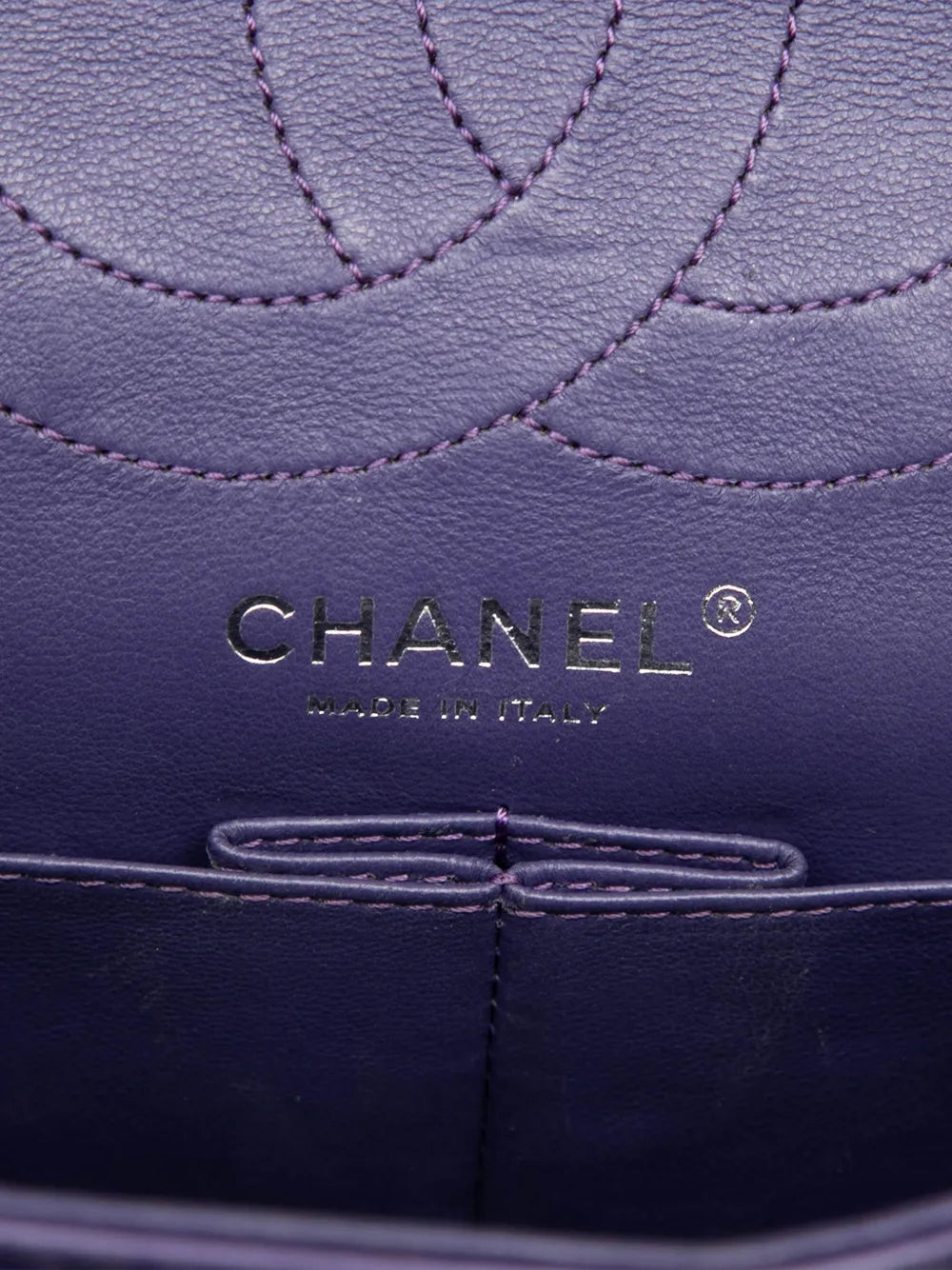 Chanel Pre Owned 2010 2011 Quilted Lambskin Reissue 255 Double Flap 226 Shoulder Bag