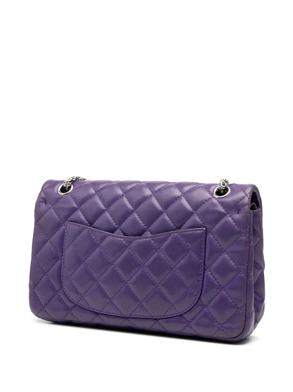 Chanel Pre Owned 2010 2011 Quilted Lambskin Reissue 255 Double Flap 226 Shoulder Bag