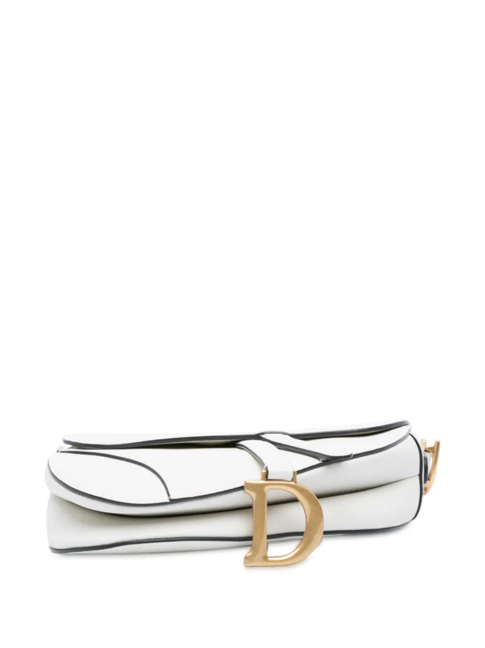 Christian Dior Pre Owned 2020 Grained Calfskin Saddle Bag Shoulder Bag