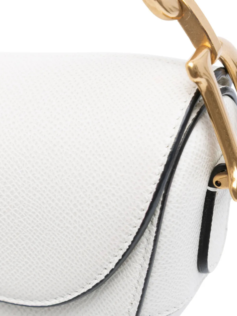 Christian Dior Pre Owned 2020 Grained Calfskin Saddle Bag Shoulder Bag