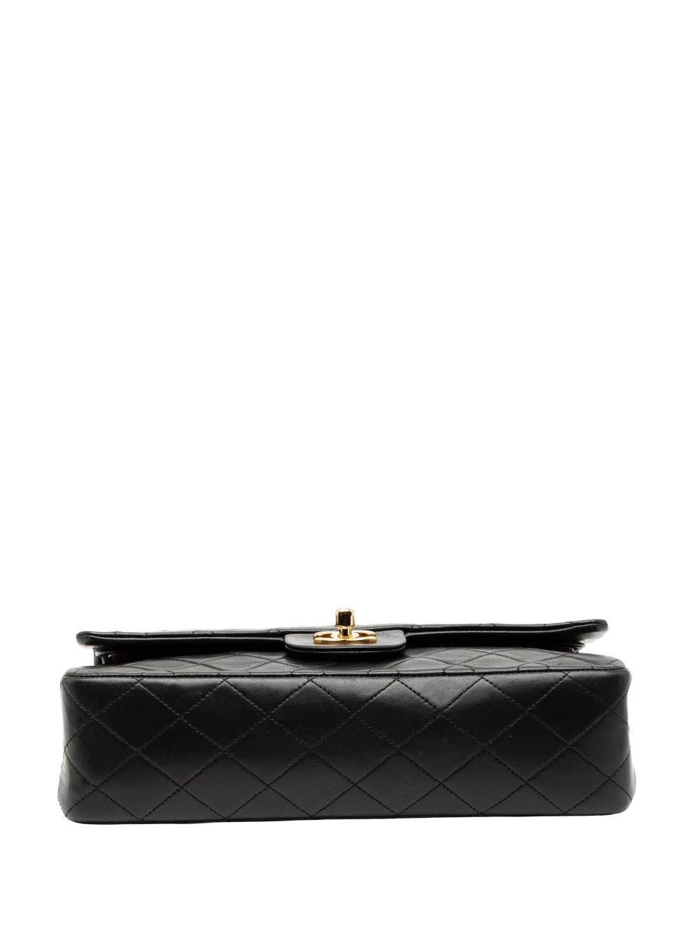 Chanel Pre Owned 1989 1991 Medium Classic Lambskin Double Flap Shoulder Bag
