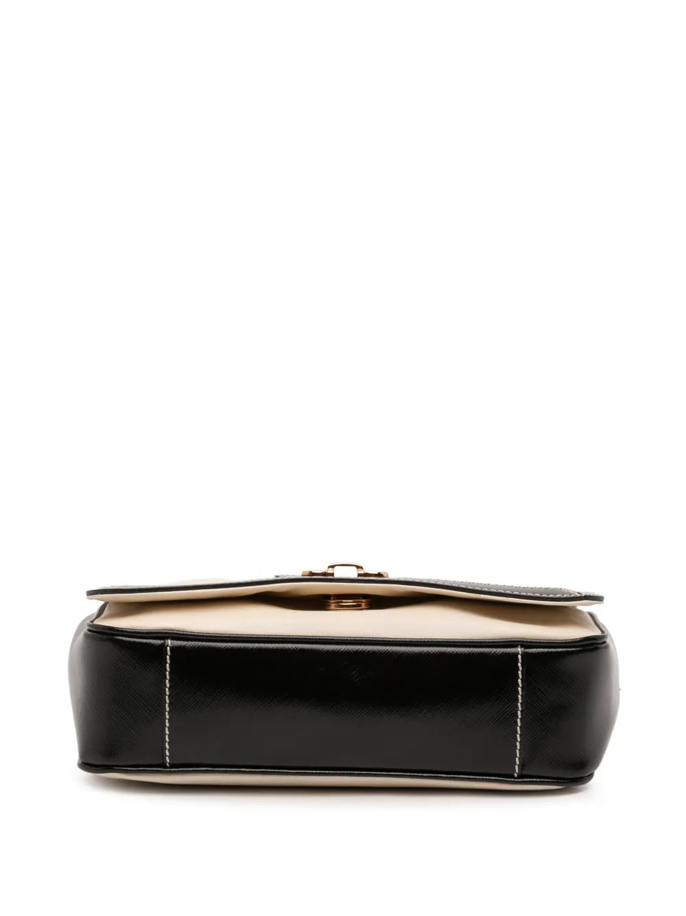 Ferragamo Pre Owned 2010 2020 Leather Double Gancini Shoulder Bag