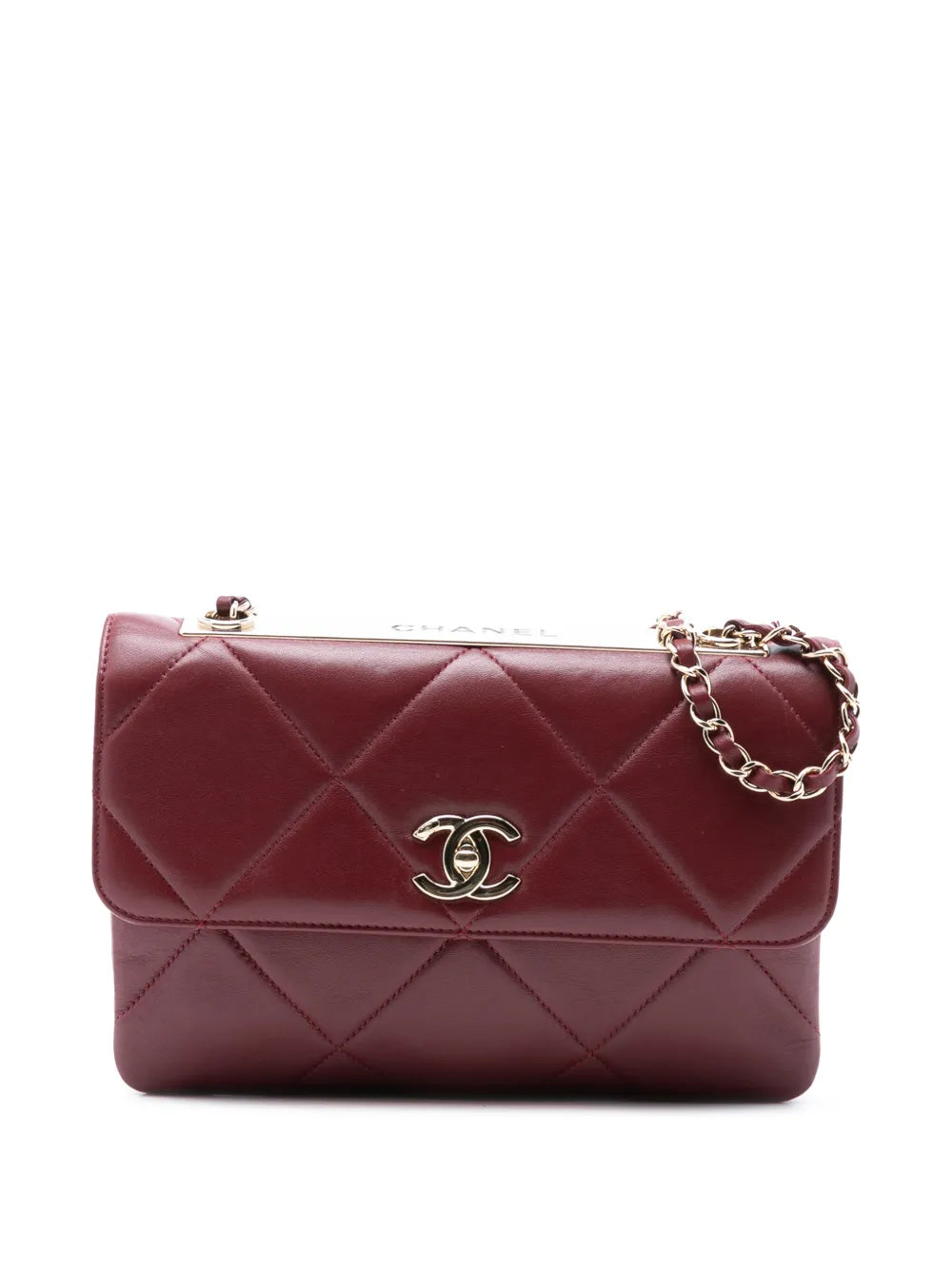 Chanel Pre Owned 2019 Quilted Lambskin Trendy Cc Flap Shoulder Bag