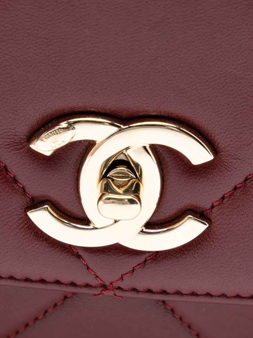 Chanel Pre Owned 2019 Quilted Lambskin Trendy Cc Flap Shoulder Bag