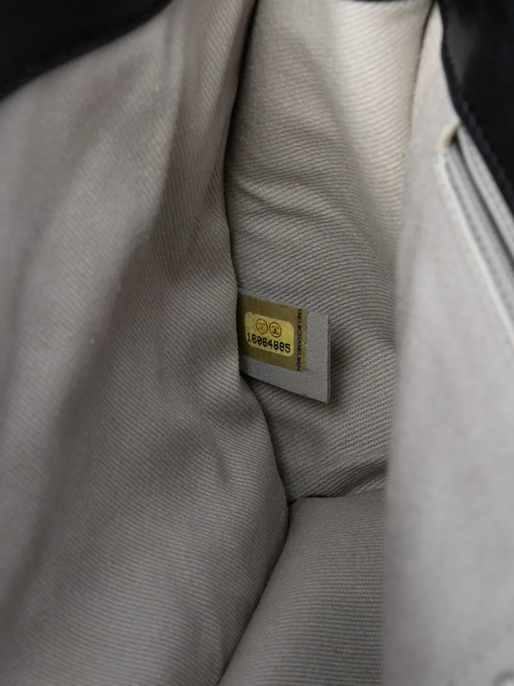 Chanel Pre Owned 2012 Embossed Cc Quilted Aged Calfskin Reissue 255 Single Flap 227 Shoulder Bag