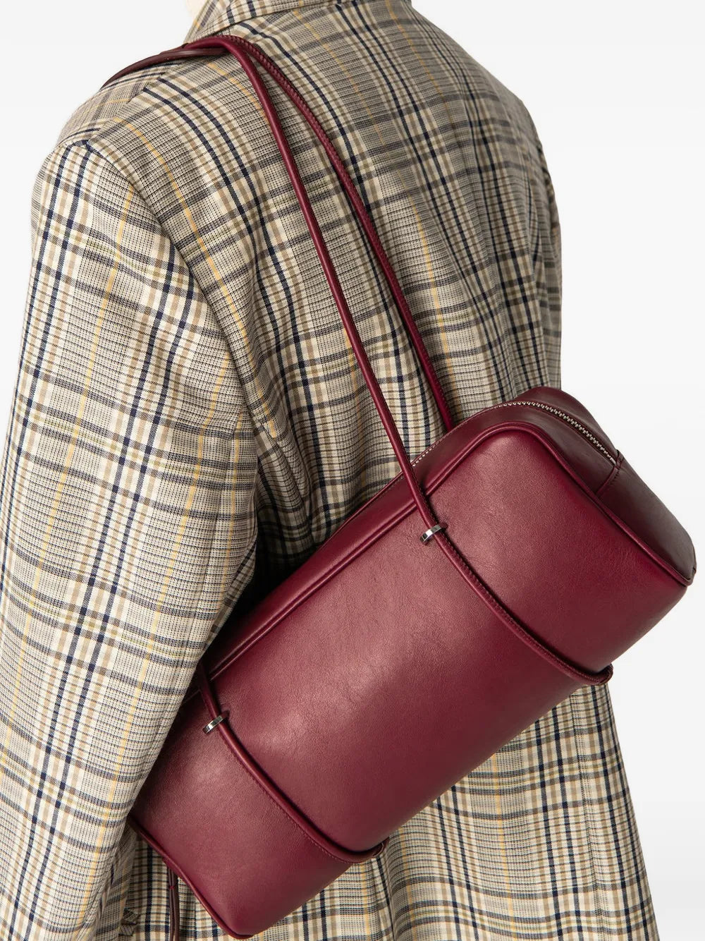 By Far Kimberly Leather Shoulder Bag
