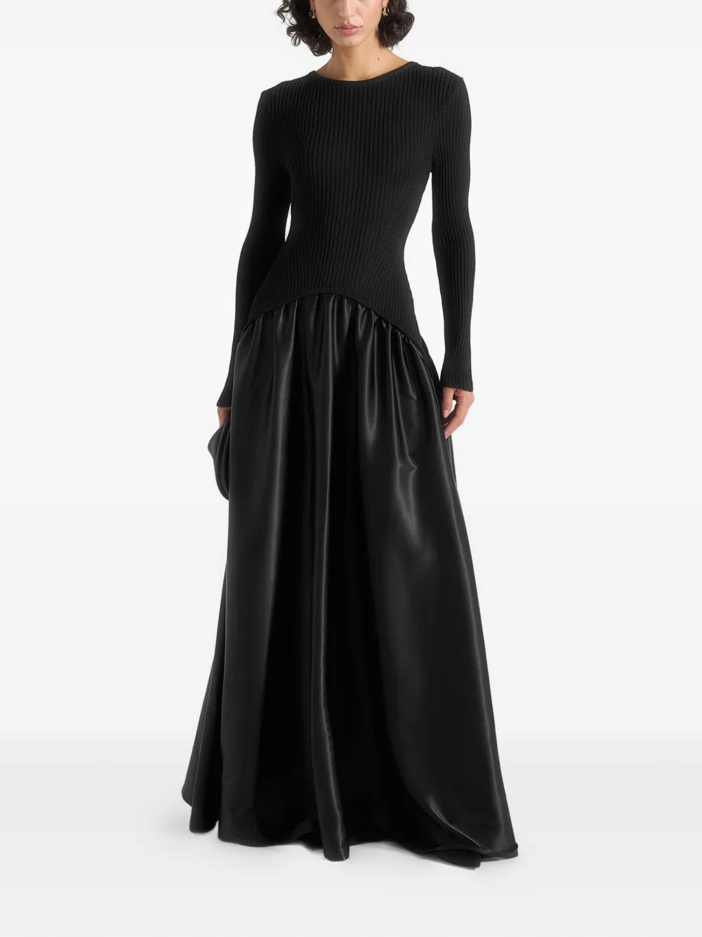 Maniere De Voir Adeline Panelled Maxi Dress