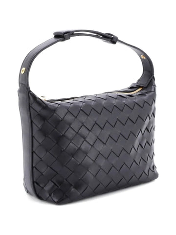 Bottega Veneta Pre Owned Wallace Intrecciato Nappa Mini Shoulder Bag