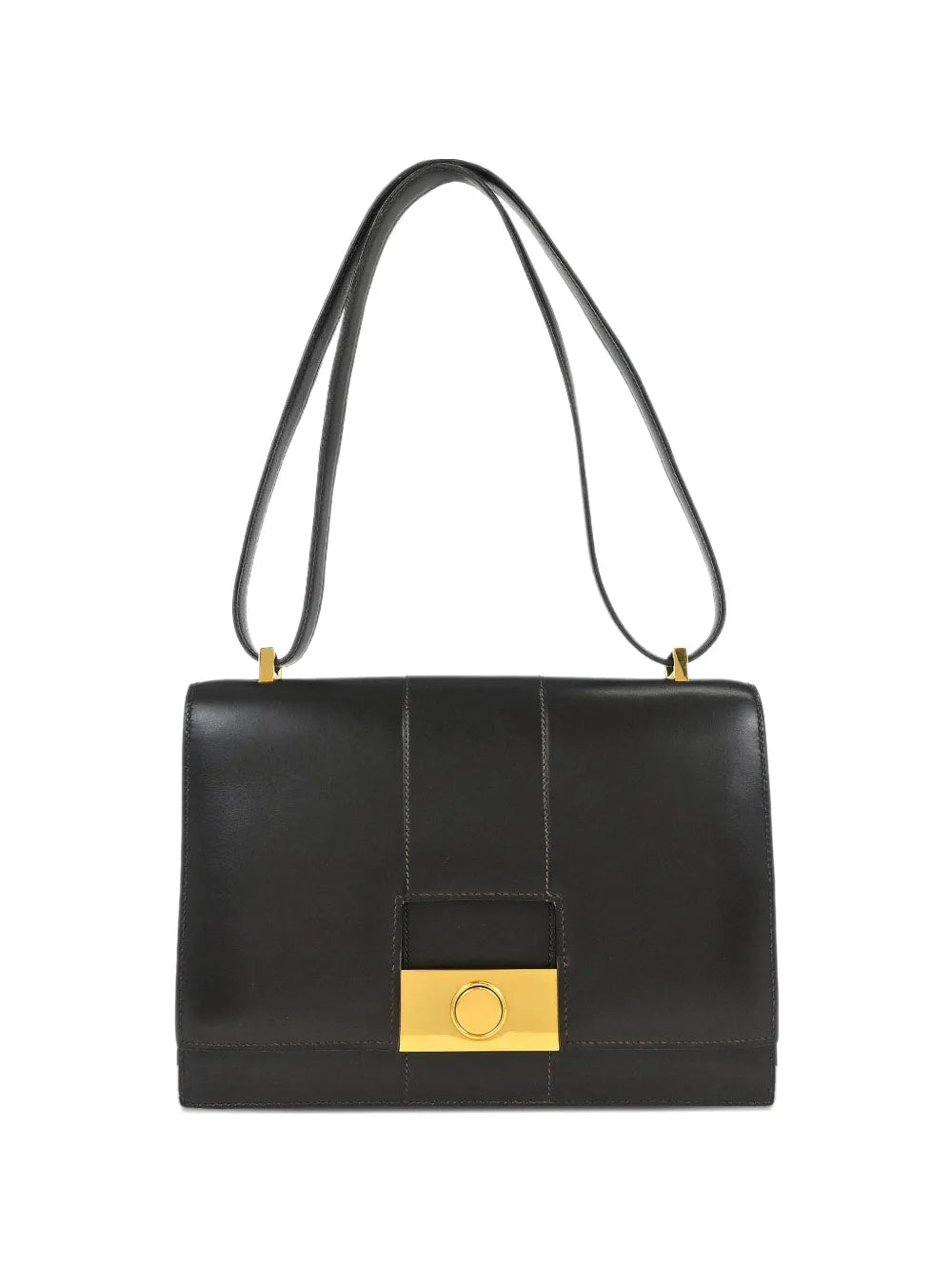 Hermes Pre Owned 1975 Box Calf 2Way Shoulder Handbag