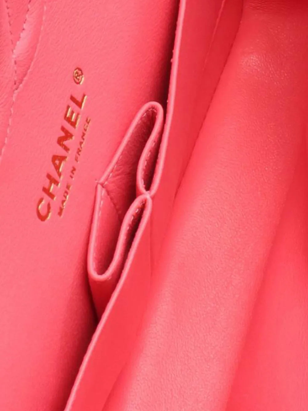Chanel Pre Owned 2020 Medium Classic Lambskin Double Flap Shoulder Bag