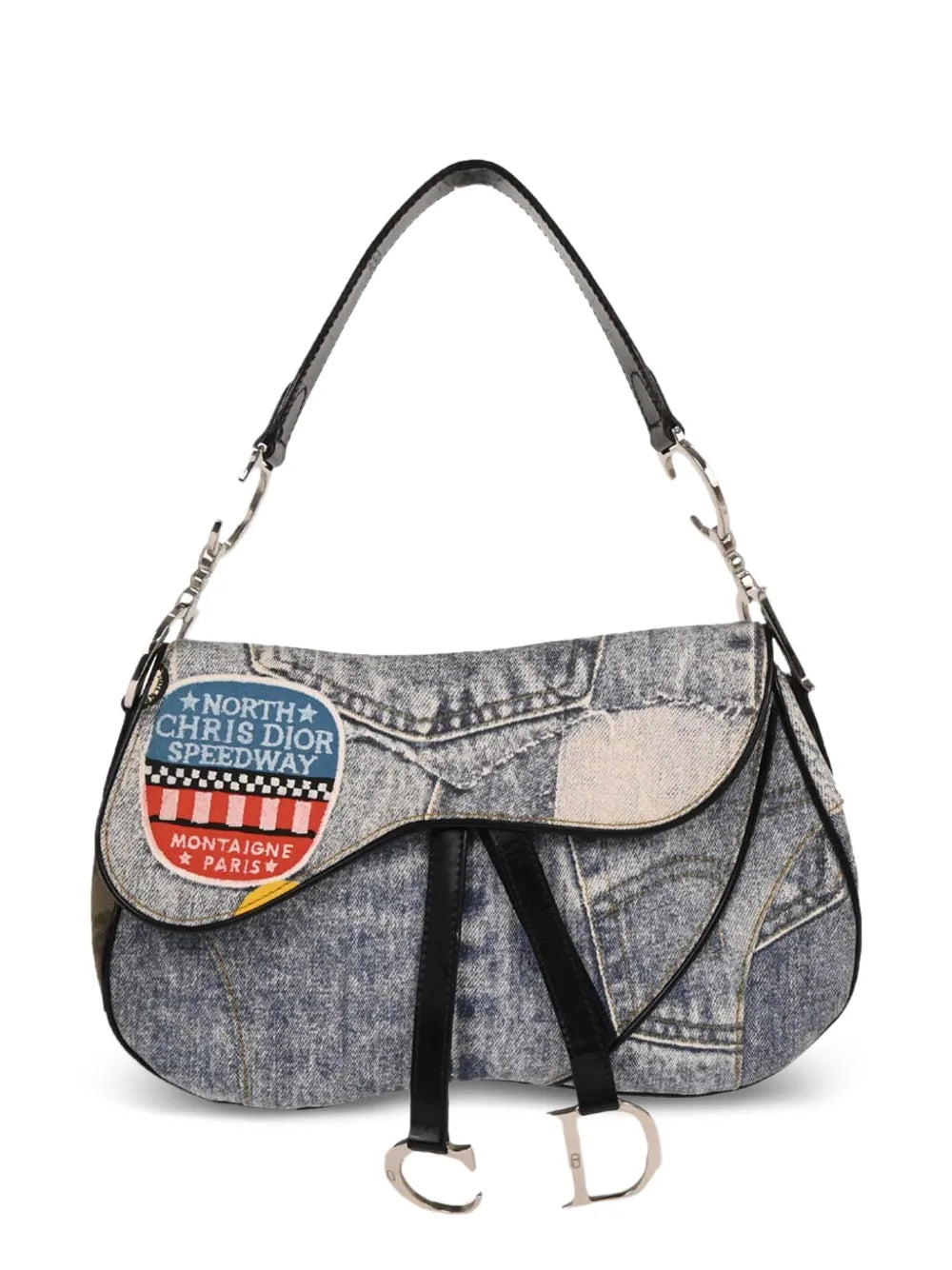 Christian Dior Pre Owned 2001 Double Saddle Shoulder Bag