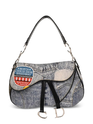 Christian Dior Pre Owned 2001 Double Saddle Shoulder Bag