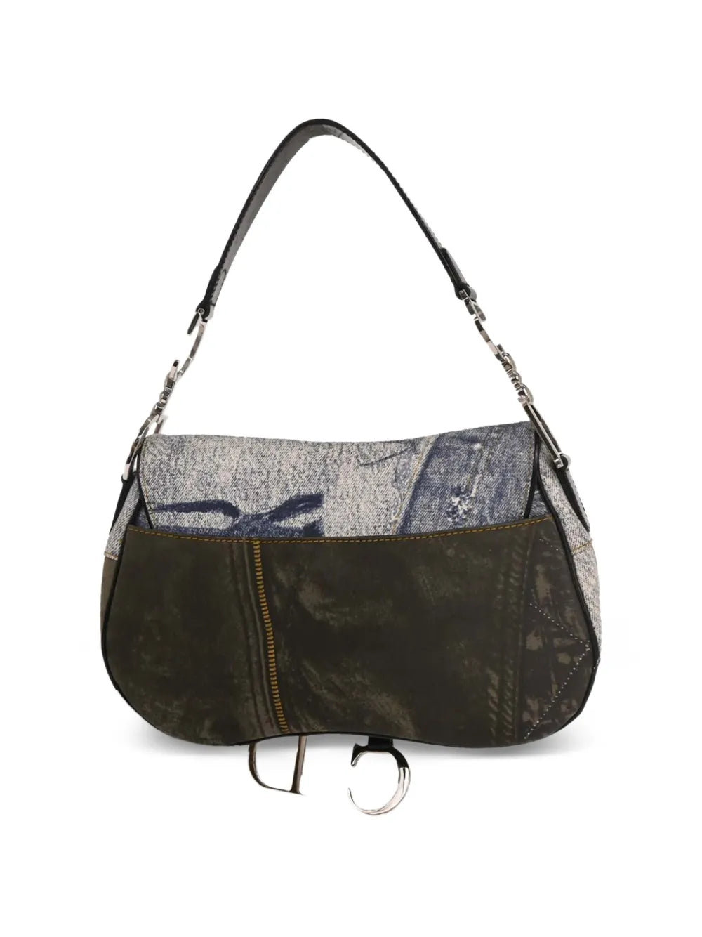 Christian Dior Pre Owned 2001 Double Saddle Shoulder Bag
