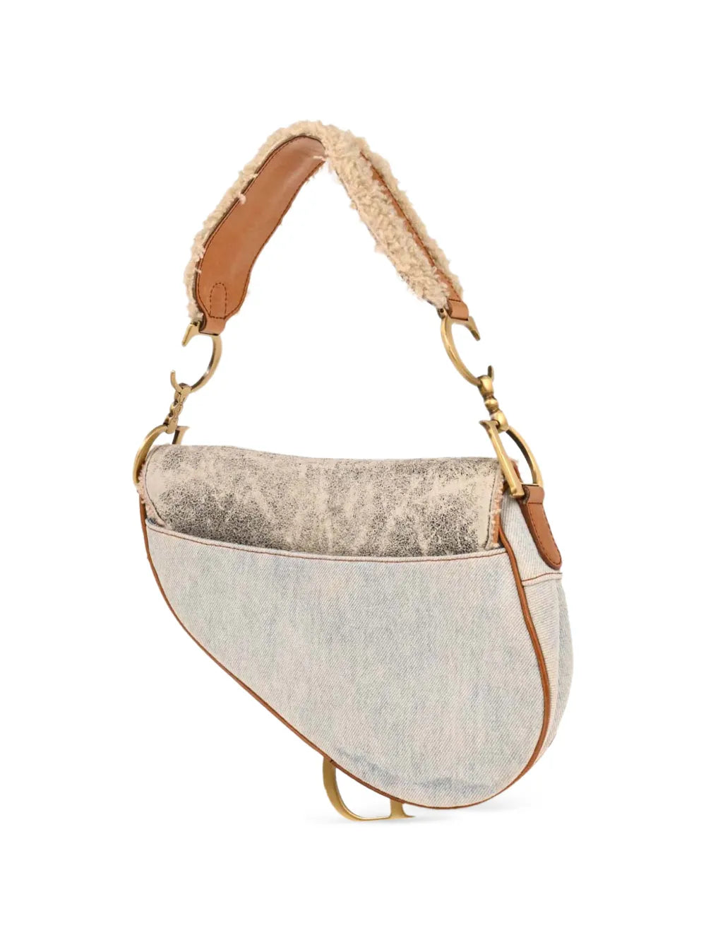 Christian Dior Pre Owned 2004 Canvas Saddle Shoulder Bag