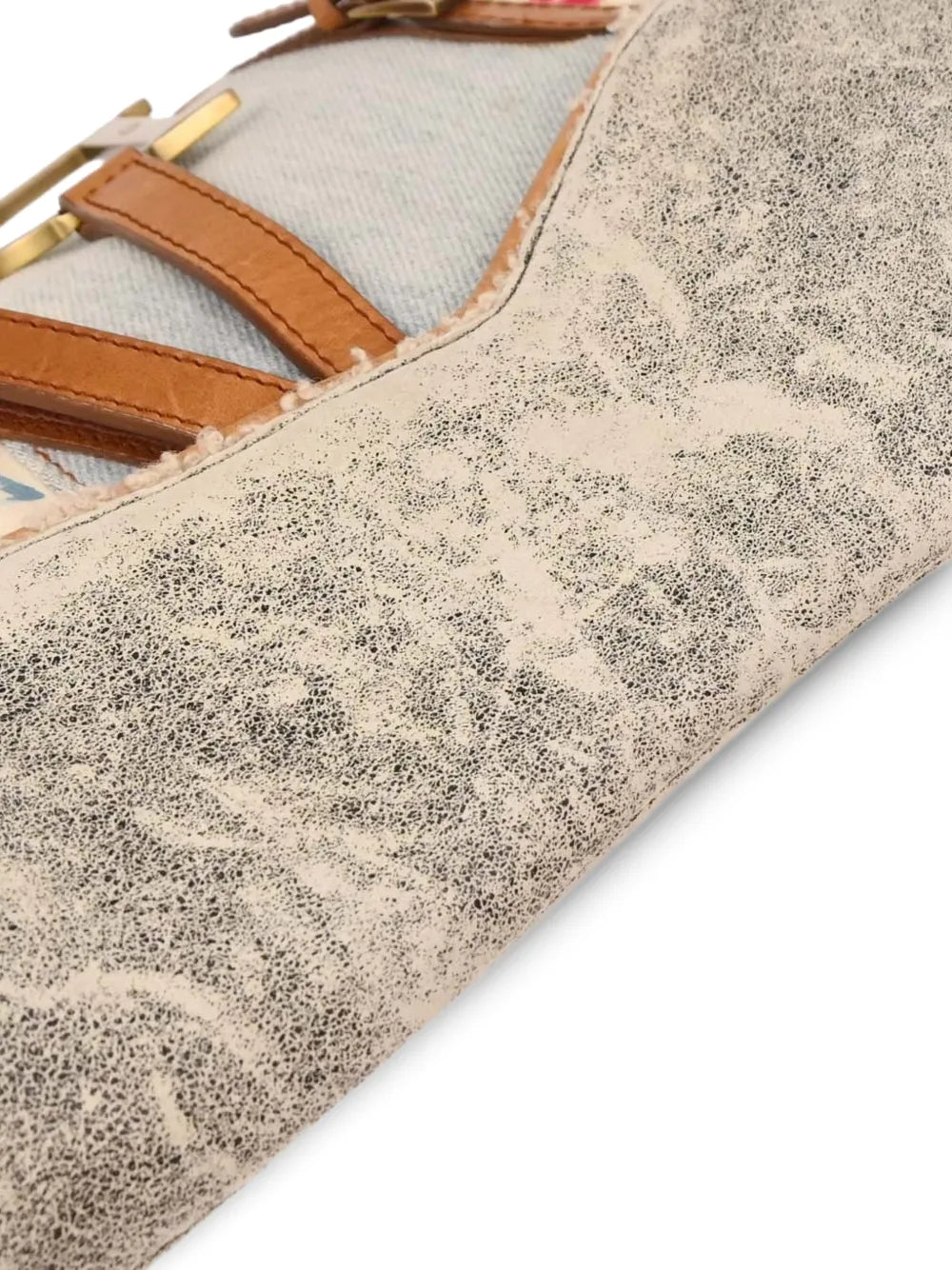 Christian Dior Pre Owned 2004 Canvas Saddle Shoulder Bag