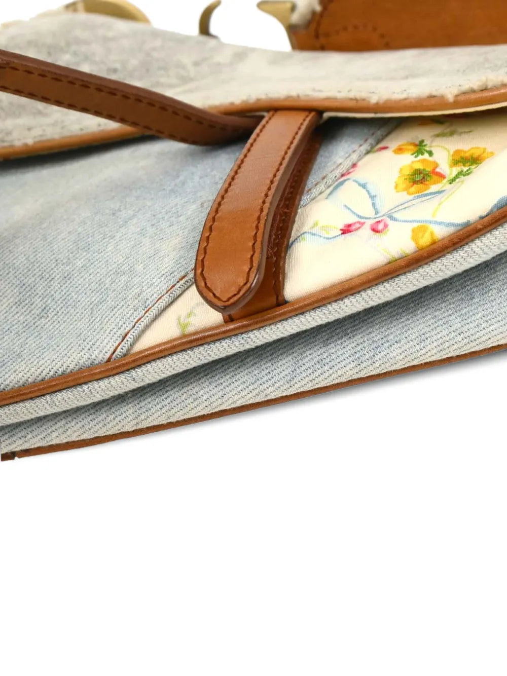 Christian Dior Pre Owned 2004 Canvas Saddle Shoulder Bag