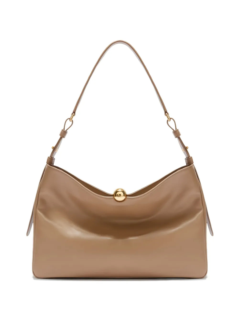 Furla Large Sfera Soft Leather Shoulder Bag