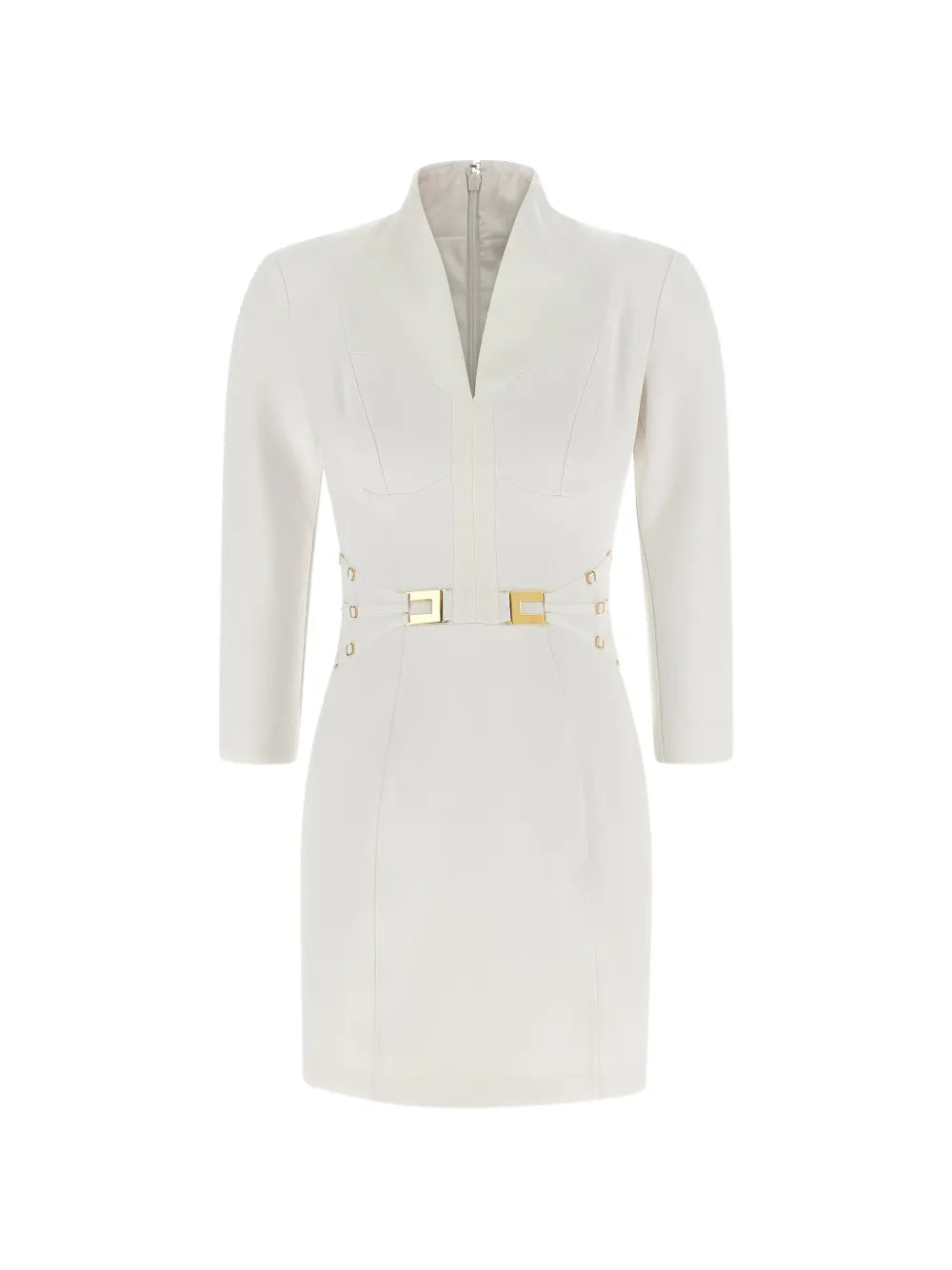 Elisabetta Franchi Logo Applique Mini Dress