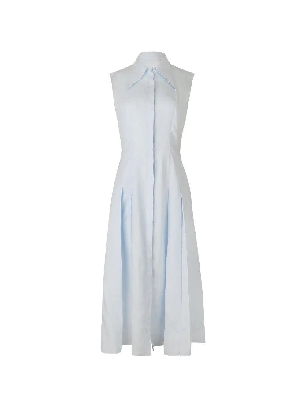 Gabriela Hearst Pleated Shirt Dress