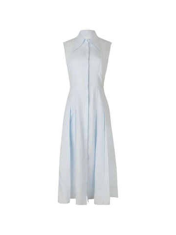 Gabriela Hearst Pleated Shirt Dress