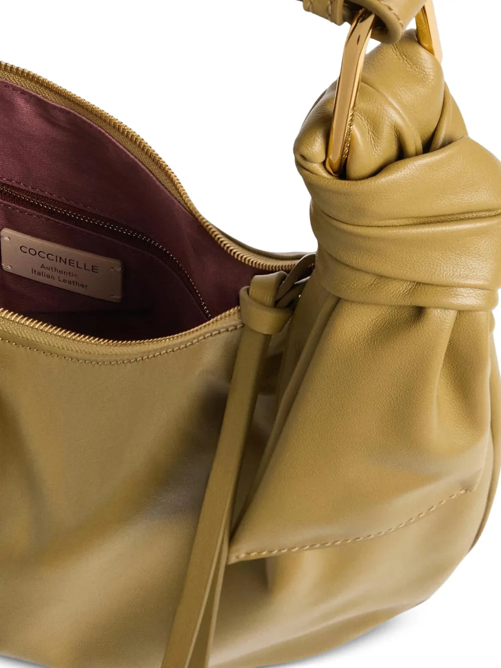 Coccinelle Furoshiki Knot Detail Large Shoulder Bag