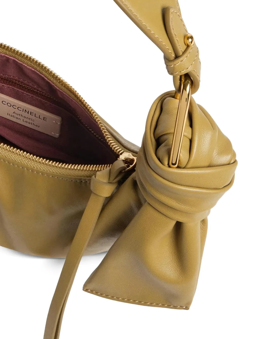 Coccinelle Furoshiki Leather Small Shoulder Bag