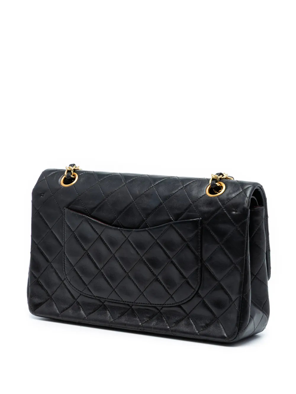 Chanel Pre Owned 1994 1996 Medium Classic Lambskin Double Flap Shoulder Bag