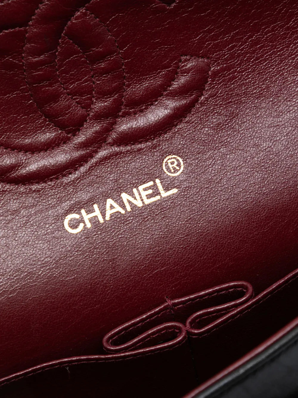 Chanel Pre Owned 1994 1996 Medium Classic Lambskin Double Flap Shoulder Bag
