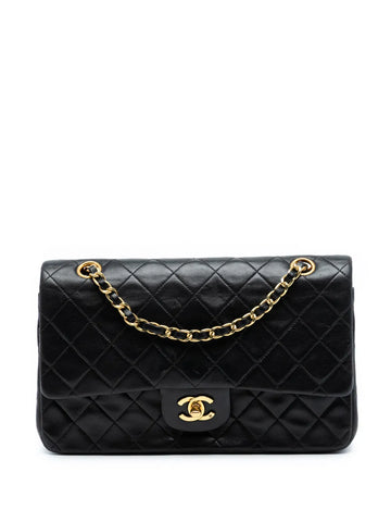 Chanel Pre Owned 1994 1996 Medium Classic Lambskin Double Flap Shoulder Bag
