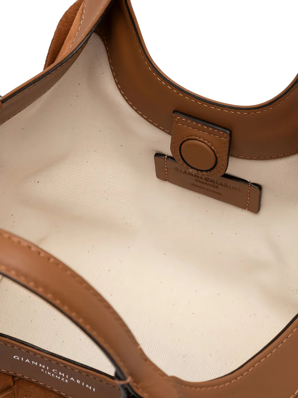 Gianni Chiarini Dua Woven Leather Shoulder Bag