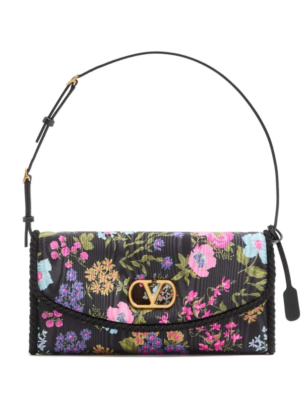 Valentino Garavani Small Devain Papier Floral Shoulder Bag