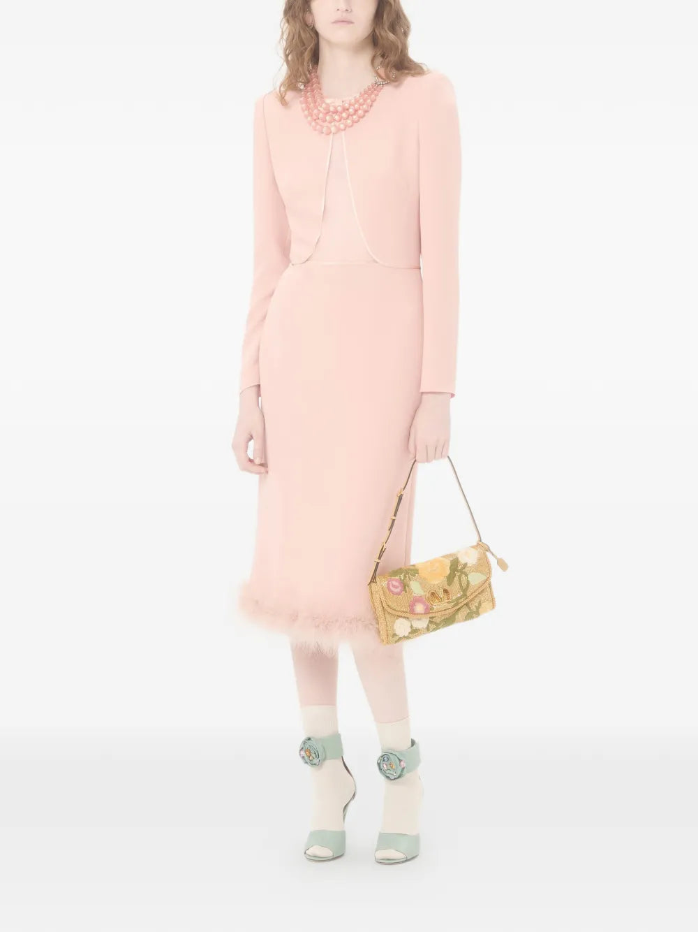 Valentino Garavani Small Devain Embroidered Shoulder Bag