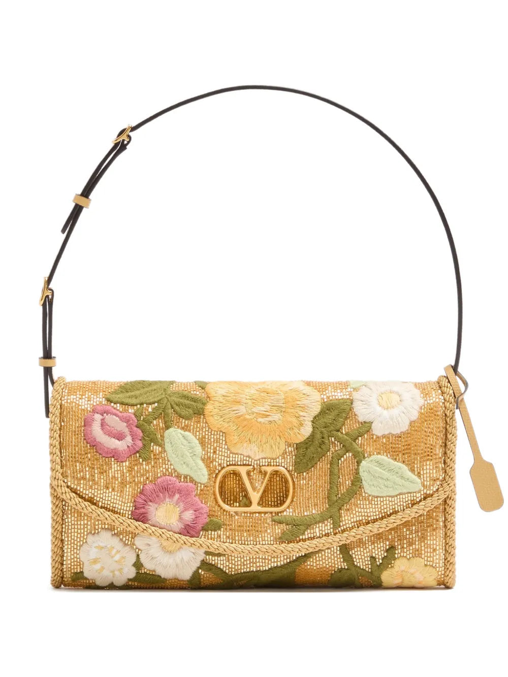Valentino Garavani Small Devain Embroidered Shoulder Bag