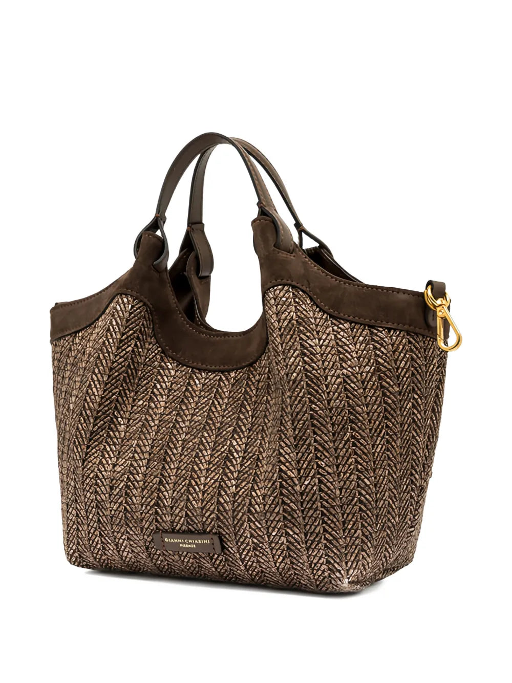 Gianni Chiarini Dua Woven Shoulder Bag