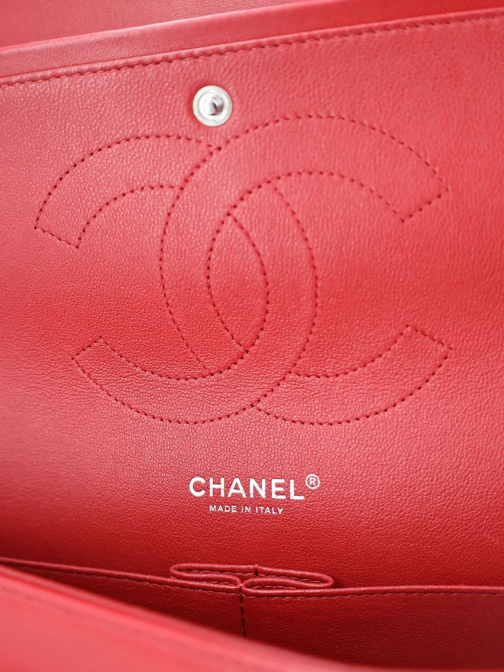 Chanel Pre Owned Jumbo Quilted Chain Double Flap Shoulder Bag