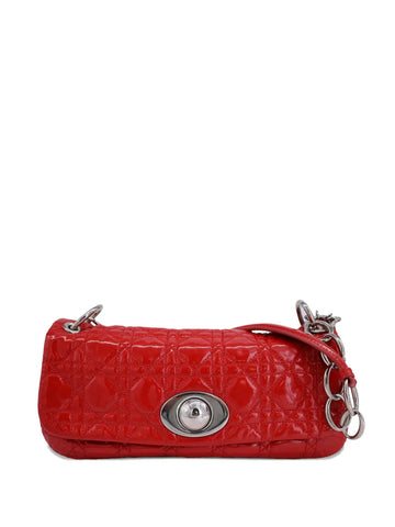 Christian Dior Pre Owned Rendezvous Cannage Quilted Shoulder Bag