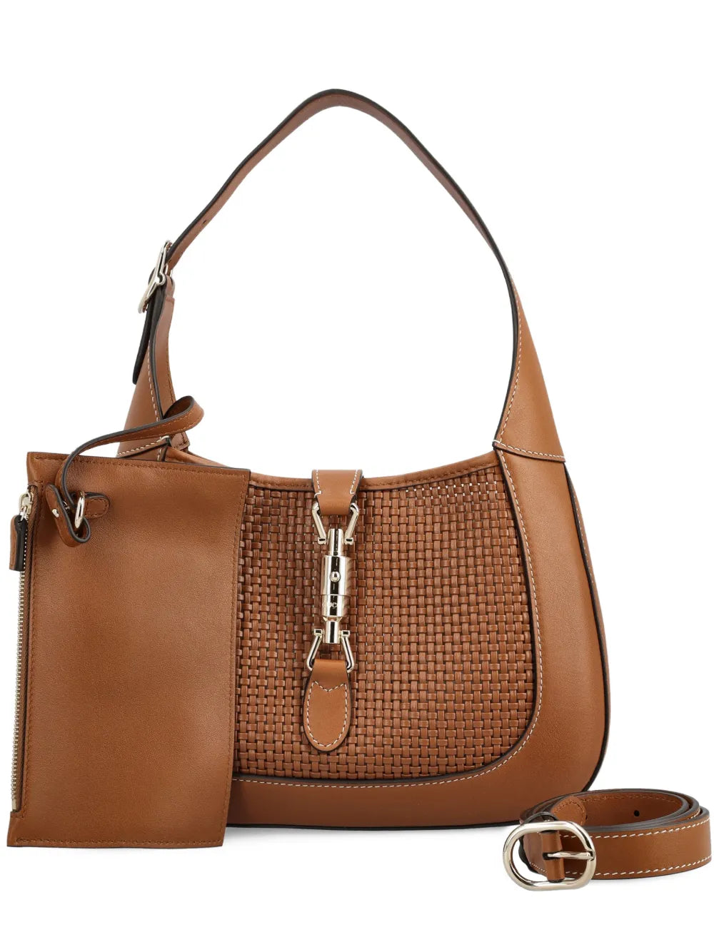 Gucci Jackie 1961 Woven Detail Shoulder Bag