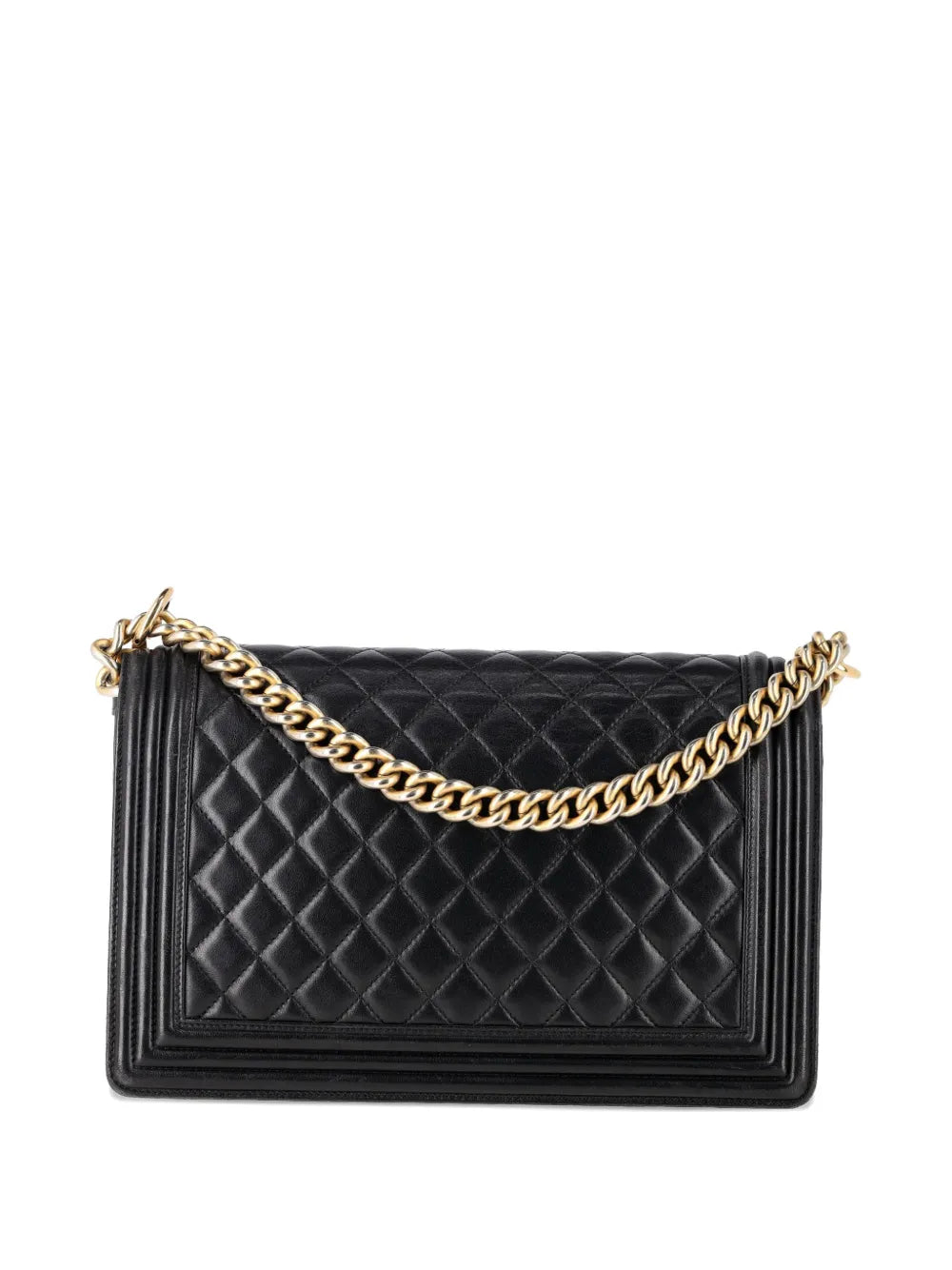 Chanel Pre Owned Medium New Boy Quilted Shoulder Bag